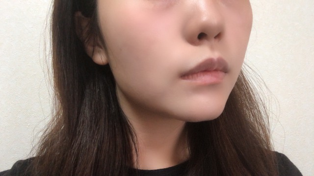 ミチウルを顔へぬりました。